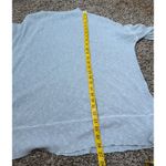 Free People Womens Gray Ribbed Off Shoulder Top Sz L Oversized Basic Long Sleeve Photo 9