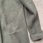 VTG Centigrade 100% Wool Sweater Coat Womens M Green Deep Pockets Snaps EUC Size M Photo 7