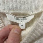 Amaryllis Cream Medium Turtleneck Balloon Long Sleeve Soft Photo 4