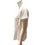 Columbia Sportswear Company Titanium Short Sleeve Top L White Nylon and Lycra Photo 1