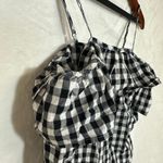 A New Day S Gingham Ruffle Cotton Strappy Top Cottagecore Summer Picnic Western Photo 3