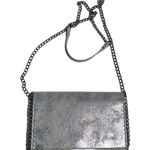 Chelsea28 silver crossbody shoulder clutch wallet bag Photo 0