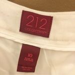 212 Collection Linen Blend Trouser Straight Wide Leg Pants White 10 Photo 2