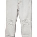 We Wore What  White Jeans Size 26 NWT Distressed White Denim Photo 0
