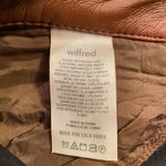 Wilfred Aritzia,  Melina, faux Leather Pants,‎ Brown, soft as butter, size 4 Photo 7