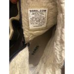 Sorel Out N About Waterproof Suede Booties Black 7.5 Faux Fur Lined Winter Photo 5