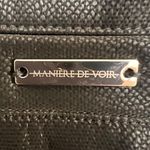 Maniere De Voir NWT Black Faux Leather Leggings Pants w/ Side Toggles Size 14 Photo 9