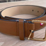 Juicy Couture  Vegan‎ Faux Leather Brown Multicolor Size M Womens Belt Buckle Photo 0