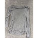 Lilly Pulitzer  Gray Belinda Off‎ the Shoulder Pullover Sweater Top Sz Small Photo 6