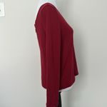 SheIn NEW  Burgundy Long Sleeve Shirt Sz XS Photo 4