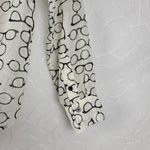 Forever 21 Eyeglasses Print Blouse Womens Small White Black Optical Glasses Spectacles Photo 4