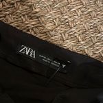 ZARA NWT Black Crystal Detailed Mini Black Skirt Photo 2
