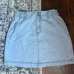 Altar'd State Altar’d State Light Wash Denim Skirt size large Photo 0