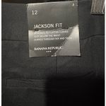 Banana Republic  Women's Black Jackson Fit Dress Pants Size 12 NWT Photo 6