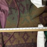 American Eagle Vintage  Wool Blend Southwestern Aztec‎ Dad Coat Jacket Womens Med Photo 9