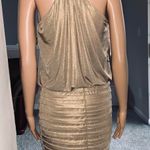 Cache Gold Bandage Mini Short Night Out Dress Photo 5