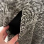 H&M ⭐️ Grey Black Marled Crewneck Long Sleeve Fit & Flare Dress Size XSmall EUC Photo 5