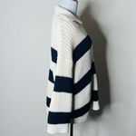 ZARA Cream and Black Chunky Oversized Sweater Photo 5
