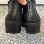 Lucky Brand Lucky‎ Brand Women’s Black Textured Basel Leather Zip Booties Boots Size 8.5 Photo 11