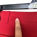 Betabrand  Red Christmas 🎄 Pull on Straight Leg pants Large 756 Photo 4