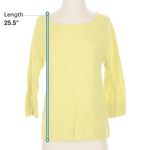 J.Crew  Cashmere Chartreuse Crew Neck Sweater Photo 4
