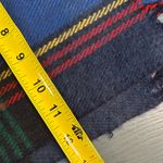 Source Unknown Blue/Multicolor Plaid Tartan Winter Scarf Photo 4