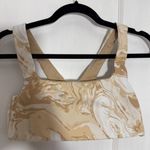 Aerie  Offline Tan Marble Pattern Sports Bra Photo 0