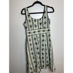 carole little  Boho black & white dress Embroidery Size 8 Photo 4