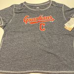 Majestic MLB Cleveland Guardians T-shirt women’s short sleeve Cropped XL Photo 5