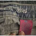 Vintage Y2K Jeans 36x31 Embroidered Floral Vintage Boho Jeans Sz 18 Blue Photo 6