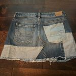 American Eagle Denim patchwork mini skirt size 4 MSRP $60 Photo 1