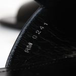 Givenchy New  4G Black Leather Silver Logo Slides Photo 11