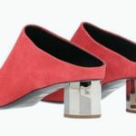 Proenza Schouler Suede Mules Red size 6 Photo 1