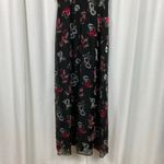 Modcloth  x Anna Sui Black&Pink Floral Velvet Burnout Maxi Dress Sz.4 Photo 6
