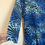 Premise FINAL MARKDOWN  Blue and Black Abstract Top XXL Photo 8