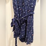 Anthropologie Romper Floral V Neck Up Lined Girly Small Photo 4