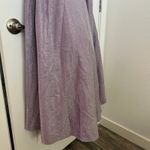 City Studio Lilac Glitter Gown Size 1/2 Lace Back Prom Dress w/ Pockets 59" Long Purple Photo 2