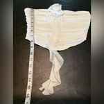 Princess Polly  White Strapless Top with Floral Detail NWOT Photo 9