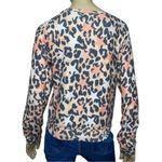 Wildfox Women’s Size S Leopard Stars Brushed Hacci Pullover Sweatshirt Photo 5