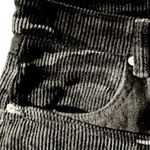 POL Camouflage Print Wide Leg Black Gray Corduroy Pants Women's Size Small Photo 12