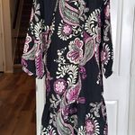 Johnny Was  tiered tassel silk dress Photo 11