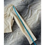 Kirious Los Angeles Cream Cropped Crinkle Long Sleeve Babydoll Peasant Top Large Photo 8