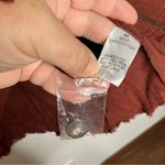 Prómesa Promesa 100% cotton casual button down shirt raw hem rust women’s‎ size medium Photo 4