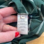 Rebecca Taylor  Green and White Striped Short Sleeve Tee Photo 3