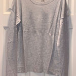 A New Day (5/$25) lightweight gray crew sweater Photo 0