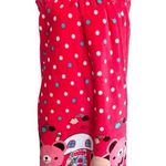 Fleece towel wrap one size fits most pink with white polka dots Photo 0