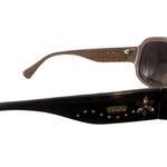 Coach *Pristine* Sunglasses Brown Tortoise with Rhinestones Photo 1