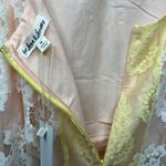 For Love & Lemons NWT Blossoms Maxi Dress Size Medium in soft pink and yellow Photo 6