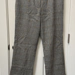 Pendleton Vintage  Womens Virgin Wool Slacks Pants Sz 12 Houndstooth Black Brown Photo 0