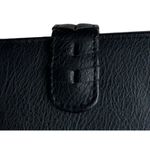 Time And Tru  Amelia Bi-Fold Black Faux Leather Compact Wallet Womens Photo 1